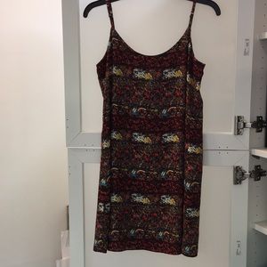 Multi colored slip dress